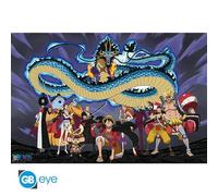 Poster One Piece L'Équipage contre Kaido Roulé Filmé
