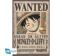 Poster One Piece Wanted Luffy New 2