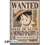 Poster One Piece Wanted Luffy New 2