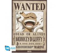 Poster ONE PIECE WANTED LUFFY WANO 52X38 cm