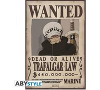 Poster One Piece - Wanted Trafalgar Law 52x35cm