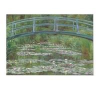 Poster Panorama Claude Monet Le Pont Japonais 70x50 cm - Imprimée sur Poster - Decoration Murale