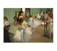 Poster Panorama Edgar Degas La Classe de Danse 35x50 cm - Décoration Murale