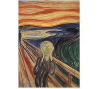 Poster Panorama Edvard Munch Le Cri 35x50 cm - Décoration Murale Moderne
