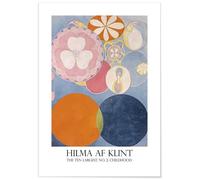 Poster Panorama Hilma Af Klint Enfance 70x100 cm - Imprimée sur Poster - Decoration Murale