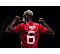 Poster Paul Pogba Star Football Joueur manchester United numéro 6