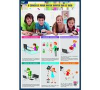 Poster pédagogique - Conseils pour surfer sur le web - 52 x 76 cm G