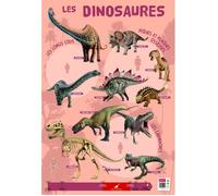 Poster pédagogique - Dinosaures - 52 x 76 cm
