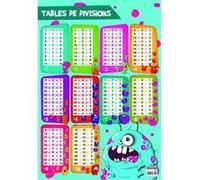 Poster pédagogique - Tables de divisions - 52 x 76 cm G
