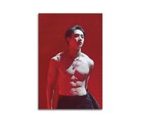 Poster photo Stray Kids Bang Chan - Décoration murale sur toile - Décoration de film et musique - Pour salon, chambre à coucher - 60 x 90 cm - Style sans cadre