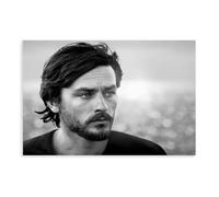 Poster photo vintage Alain Delon sur toile pour décoration de salon, chambre à coucher 20 x 30 cm
