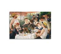 Poster Pierre-auguste Renoir sur toile pour décoration d'intérieur : salon ou fête nautique 40 x 60 cm