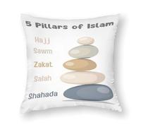 Poster piliers de l'islam - Art mural islamique - Affiche éducative islamique - Décoration de chambre musulmane - Décoration de chambre à domicile musulmane - Art mural pour décoration de chambre