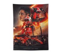 Poster pilote de Formule 1 de F1 Charles-Leclerc Décoration murale moderne pour chambre à coucher Impression d'art Tapisserie 76,2 x 101,6 cm