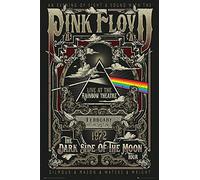 Poster Pink Floyd - Live at The Rainbow Theatre, London (61cm x 91,5cm) + 2 tringles Noires avec Suspension