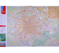 Poster - Plan de Bruxelles (138 x 96 cm) | Freytag & Berndt - plastifiée