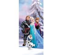 AG ART Poster porte La Reine des Neiges Disney Frozen intisse 90X202 CM Multicolors G