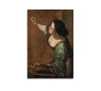 Poster portrait Artemisia Gentileschi 50,8 x 76,2 cm