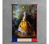 Poster portrait de la reine et de l'impératrice dans l'histoire de la Royal Consort - Impression murale - Décoration d'intérieur (Eugénie de Montijo)