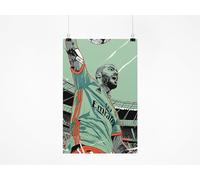 Poster Portraits Karim Benzema - 4 ; Tableau d'art mural (70 * 100 CM)