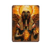 Poster pour The Sun God Ra - Affiche rétro en métal - Décoration murale - 30 x 40 cm