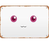 Poster Puella Magi Madoka Magica, Kyuubey (Puella Magi Madoka Magica) Décoration murale rétro en métal 20,3 x 30,5 cm