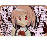 Poster Puella Magi Madoka Magica, Madoka Kaname Décoration murale rétro en métal 20,3 x 30,5 cm