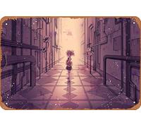 Poster Puella Magi Madoka Magica, Madoka Kaname Décoration murale rétro en métal 20,3 x 30,5 cm