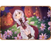 Poster Puella Magi Madoka Magica, Momoe Nagisa Anime Décoration murale rétro en métal 20,3 x 30,5 cm