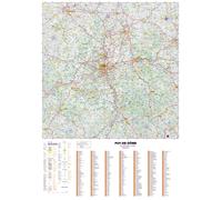 Poster - Puy-de-Dôme (119 x 85 cm) | Blay Foldex - Papier 150 g avec plastification mate