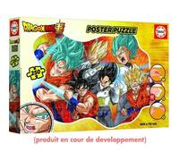 Educa - Poster Puzzle Enfant de 250 pièces avec Une Forme extérieure particulière et de Grandes Dimensions : 100 x 70 cm | Dragon Ball (19965)