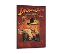 Poster Raiders of The Lost Ark - Affiche du film d'aventure emblématique d'Indiana Jones en action (1) - Impression sur toile décorative - Poster d'œuvres d'art 40 x 60 cm