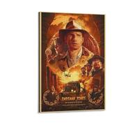 Poster Raiders of The Lost Ark - Affiche du film d'aventure emblématique représentant Indiana Jones en action (9) - Décoration murale d'intérieur - 30 x 45 cm