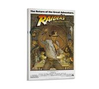 Poster Raiders of The Lost Ark - Affiche du film d'aventure emblématique représentant Indiana Jones en action (31) - Poster mural à suspendre - Décoration familiale (50 x 75 cm)