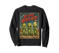 Poster rétro de Science-Fiction OVNI Trois extraterrestres Mages Sweatshirt
