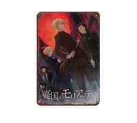 Poster rétro en métal avec dessin animé Moriarty The Patriot 1 - Décoration murale - 20 x 30 cm