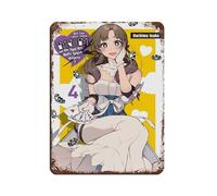 Poster rétro en métal avec inscription « Anime Do You Love Your Mom And Her Two-Hit » - Décoration murale - 30 x 40 cm