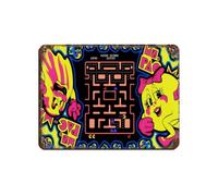 Poster rétro en métal Ms Pac-Man Game 1 - Décoration murale - 30 x 40 cm