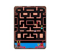 Poster rétro en métal Ms Pac-Man Game 5 - Décoration murale - 30 x 40 cm
