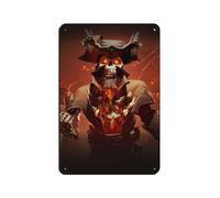 Poster rétro Game Sea of thieves en métal chic art rétro peinture fer bar personnes grotte café famille garage poster décoration murale 20 x 30 cm