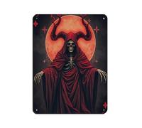 Poster rétro Hades The Uncanny en métal - Décoration murale - 30 x 40 cm