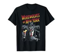 Poster rétro Loup-Garou de New York pour Halloween T-Shirt
