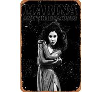 Poster rétro Marina and the Diamonds Family Jewels - 30,5 x 20,3 cm - Décoration murale