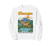 Poster rétro Nicaragua Land of Lakes and Volcanoes Sweatshirt