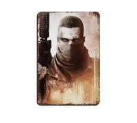 Poster rétro Spec Ops The Line Game 1 en métal - Décoration murale - 20 x 30 cm