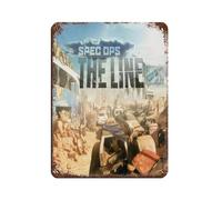 Poster rétro Spec Ops The Line Game 8 en métal - Décoration murale - 30 x 40 cm