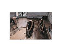 Poster rétro sur toile Gustave Caillebotte The Parquet Planers 30 x 45 cm