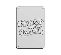 Poster rétro « The Universe Is Full Of Magic » - Décoration murale - 20 x 30 cm