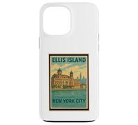 Poster rétro vintage Ellis Island New York City State NY NYC Coque pour iPhone 13 Pro Max