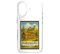 Poster rétro Vintage Stratford Upon Avon Angleterre Coque pour iPhone 17
